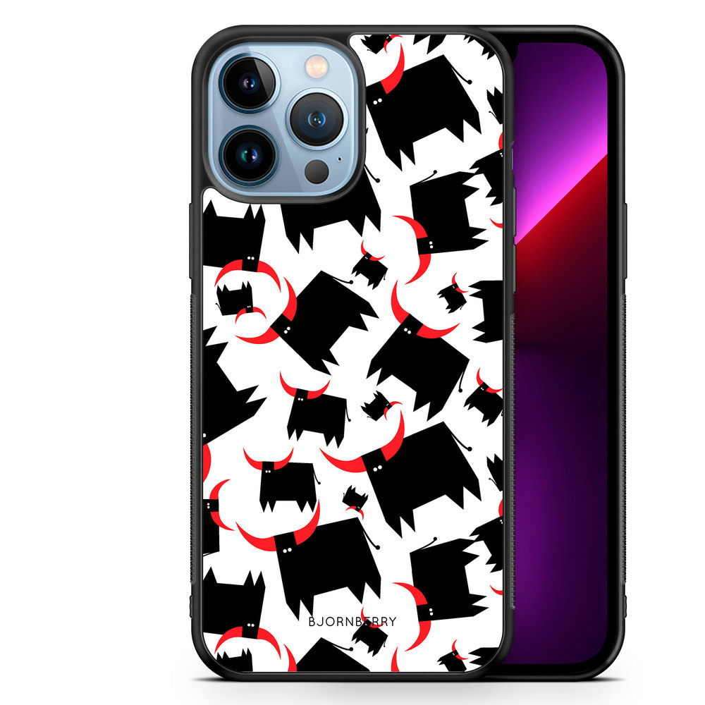 iPhone 13 Pro Max Case - Bull Red Horns