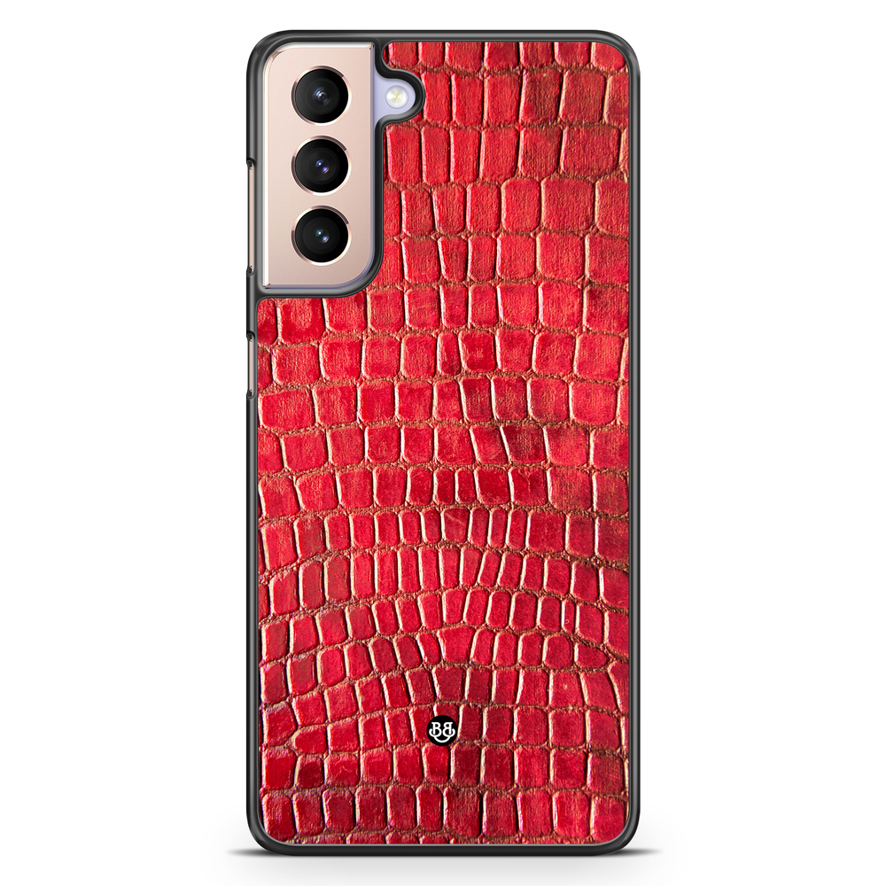 Samsung Galaxy S21 Case - Red Snake