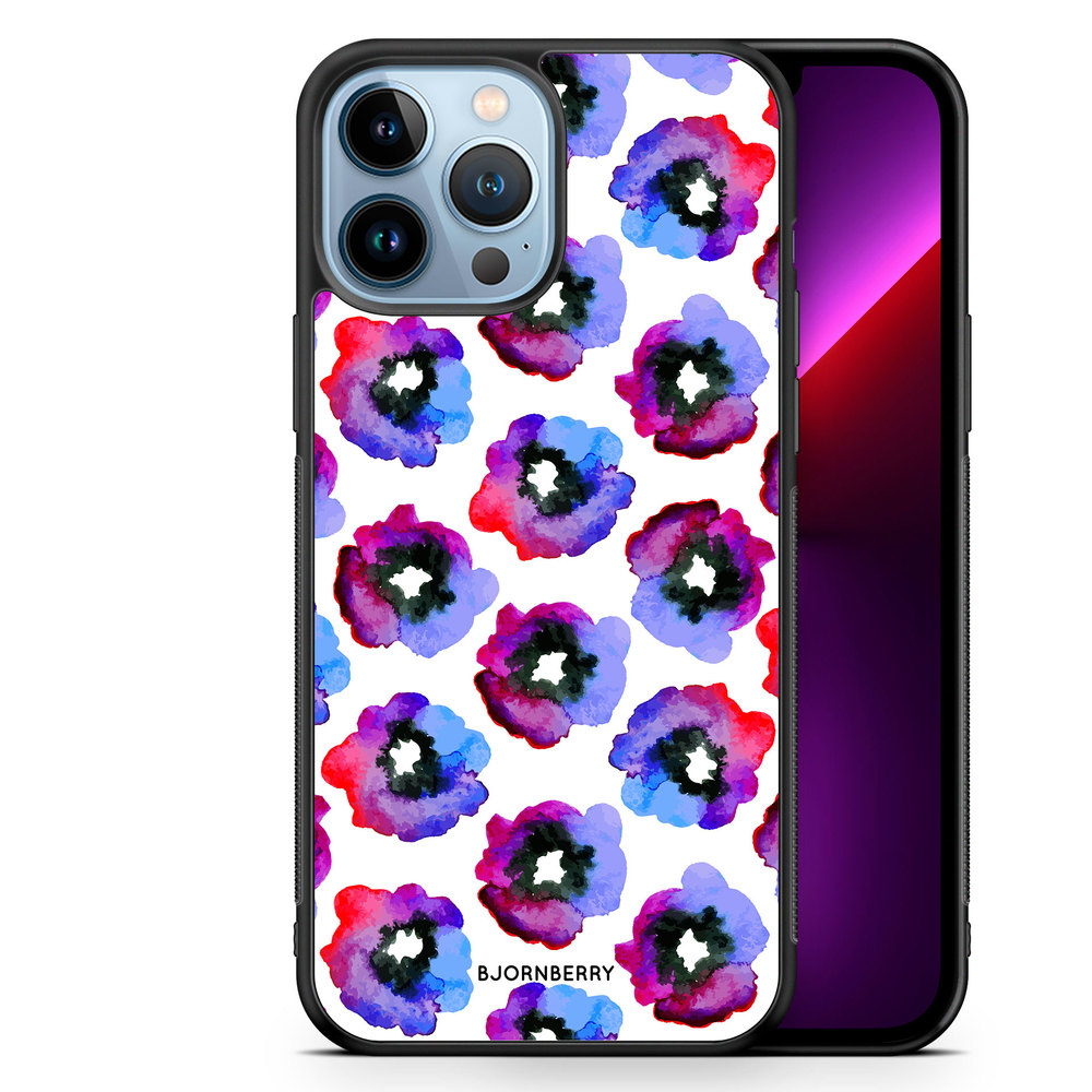 iPhone 13 Pro Max Case - Violet Flowers