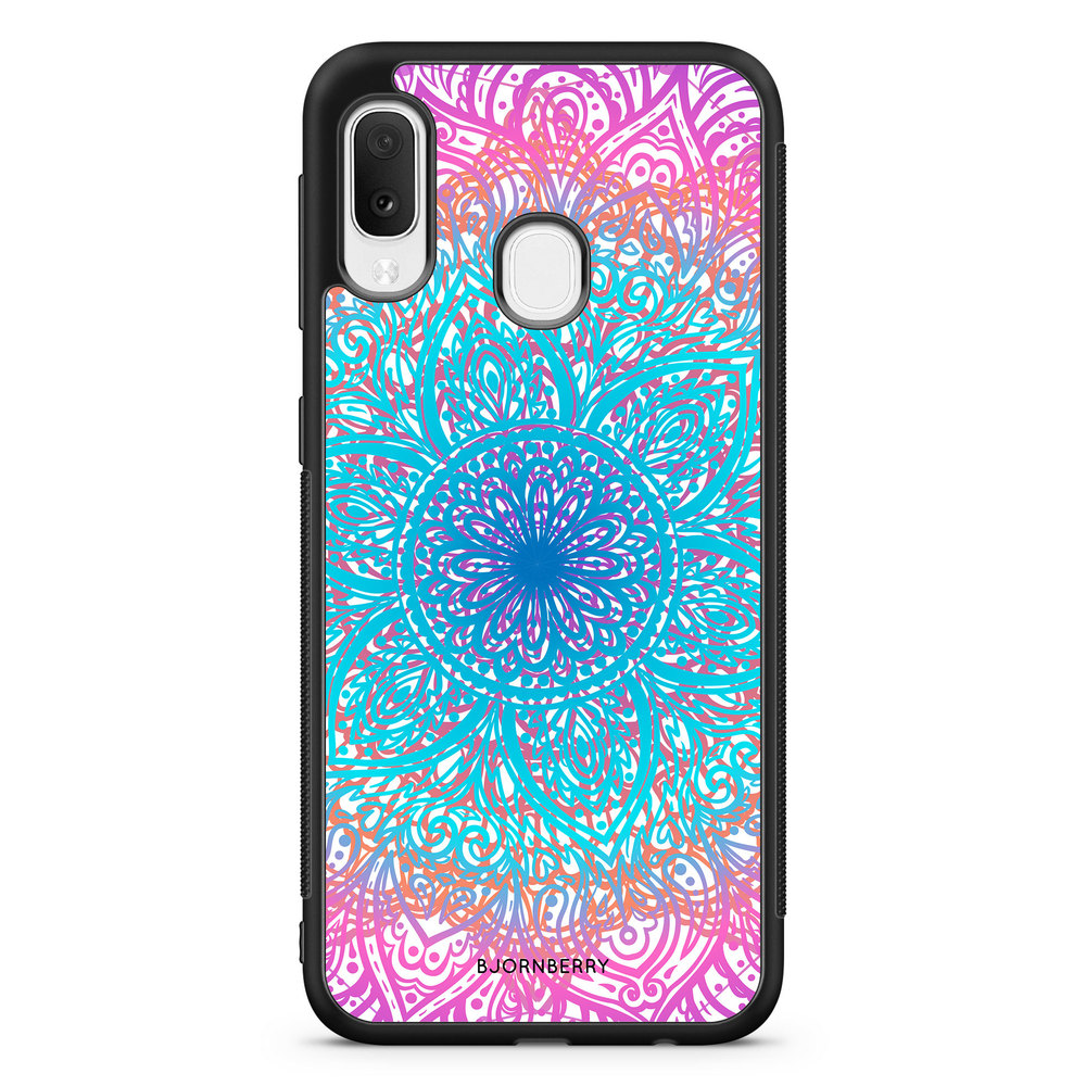 Samsung Galaxy A20e Case - Pastel Mandala