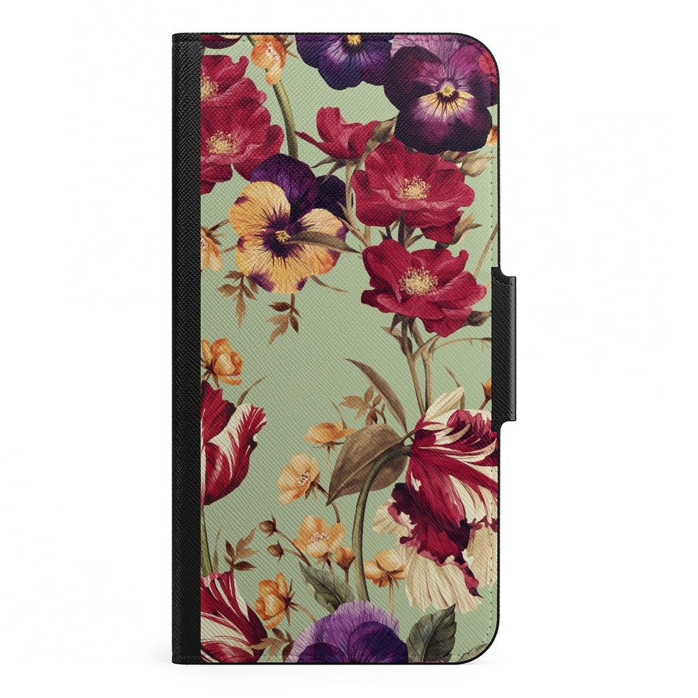 Naive Samsung Galaxy S21 Plus Wallet Case- Pansy Pansy