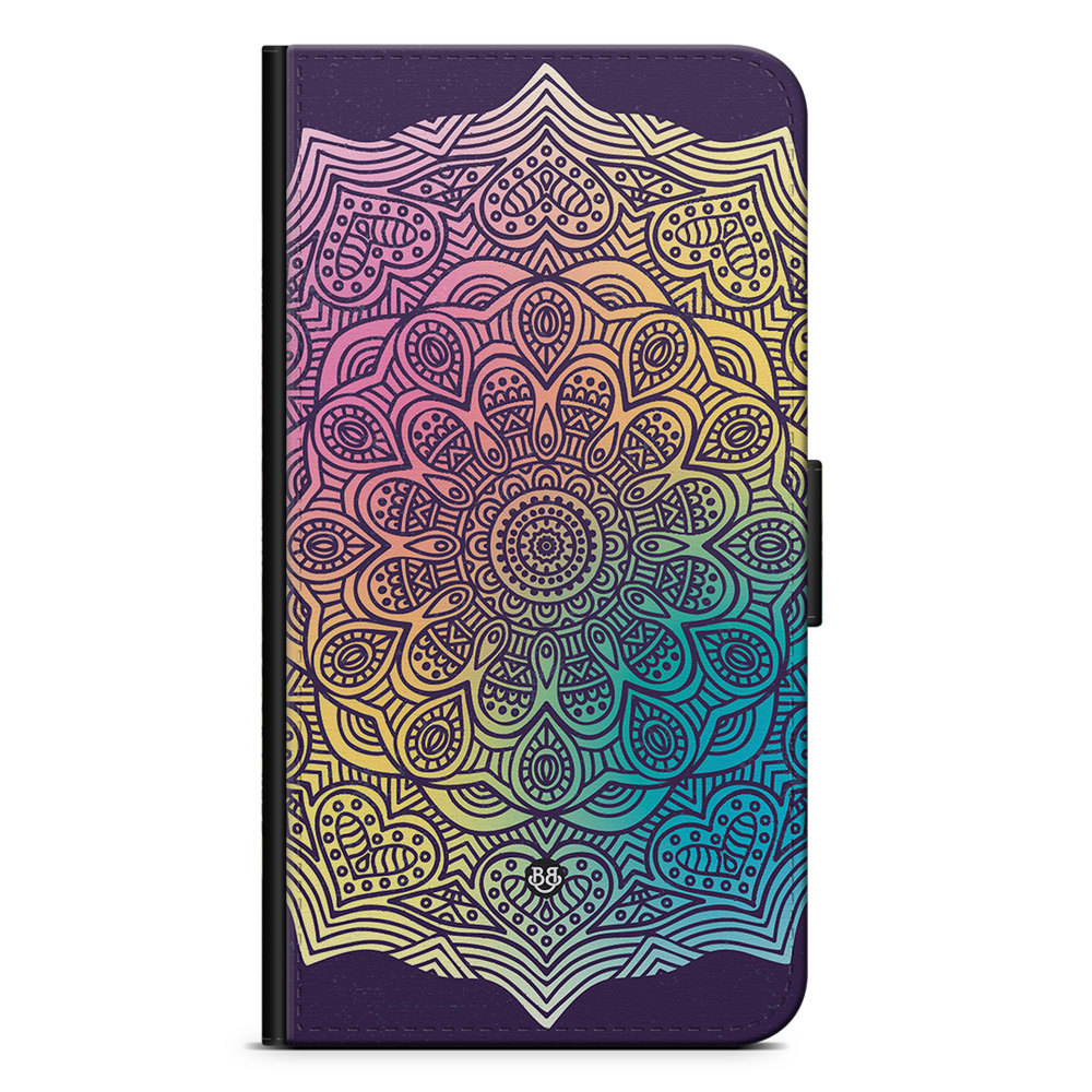 Xiaomi 12 Pro Wallet Case - Color Mandala