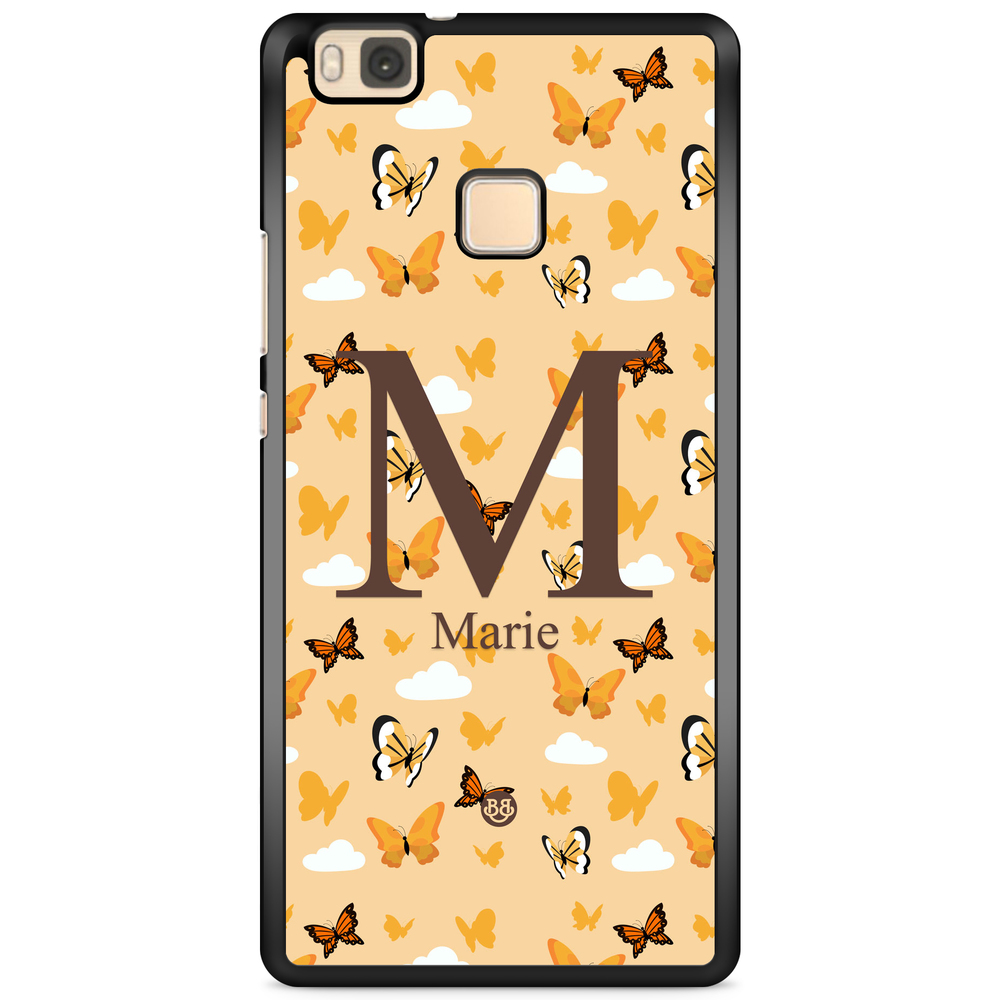 Huawei P9 Lite Case Custom - AWAKEN - Orange Butterfly