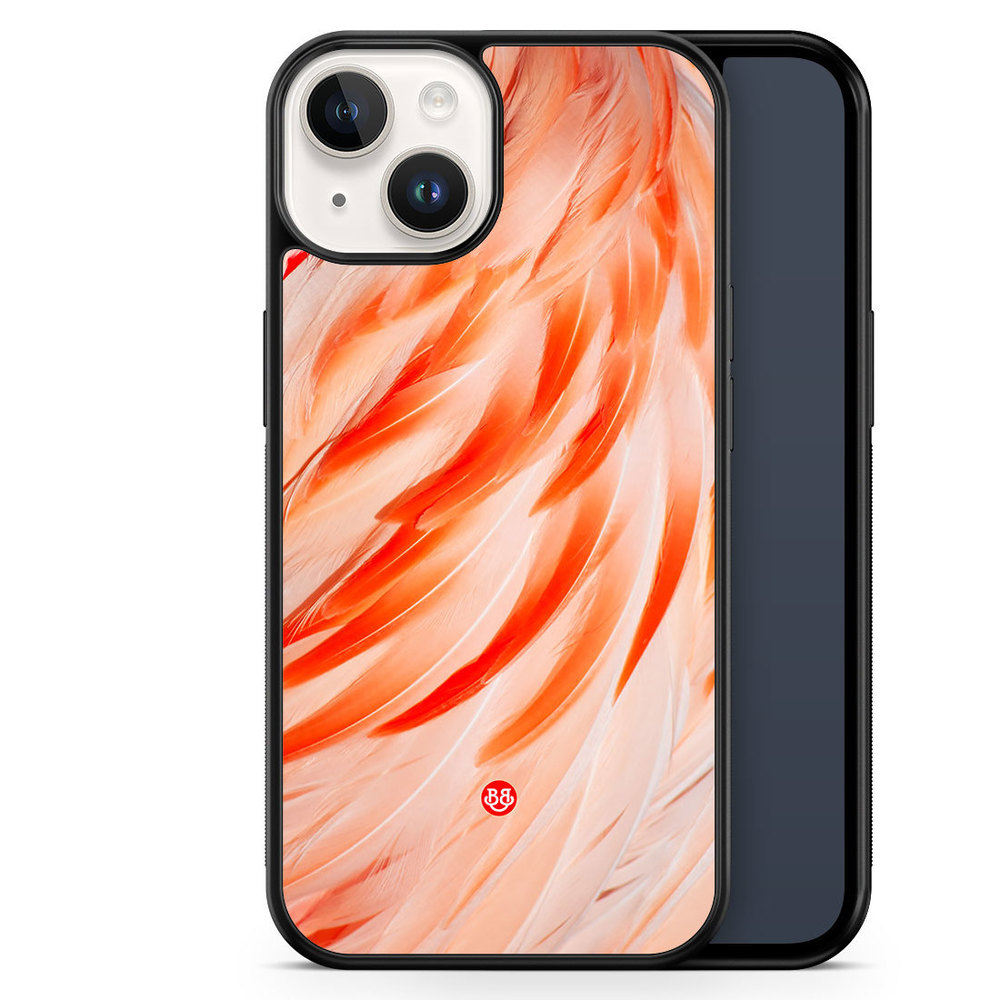 iPhone 14 Case - Flamingo Feathers
