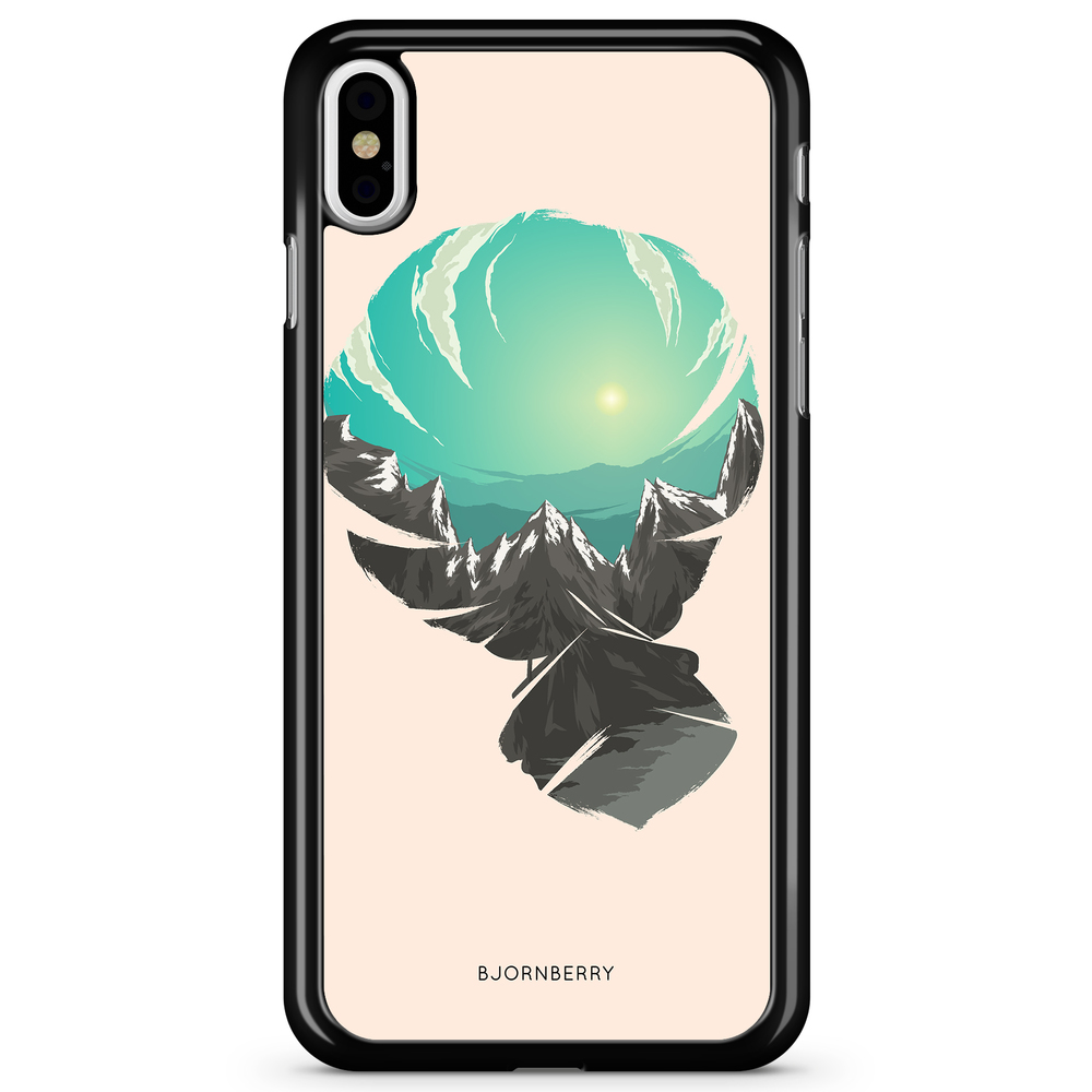 iPhone X / XS Case - Baloon Mountain