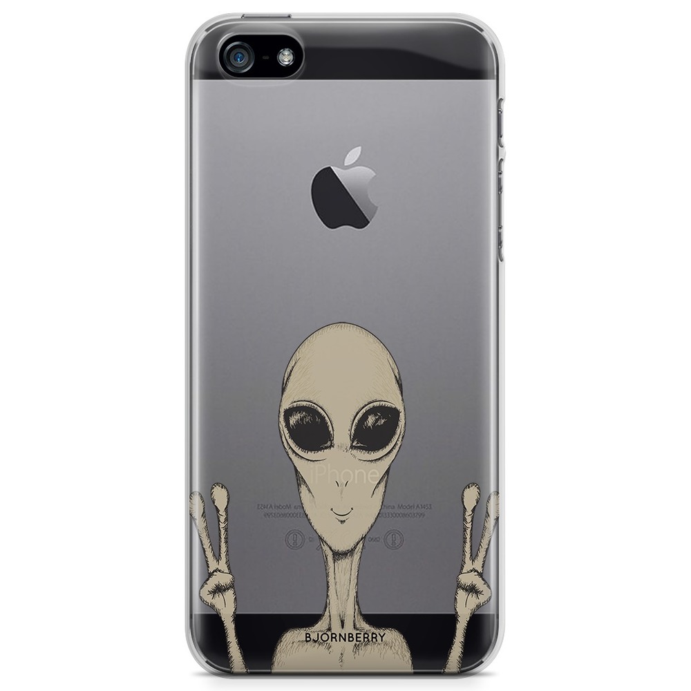 iPhone 5/5S/SE (2016) TPU Case - Peace Alien