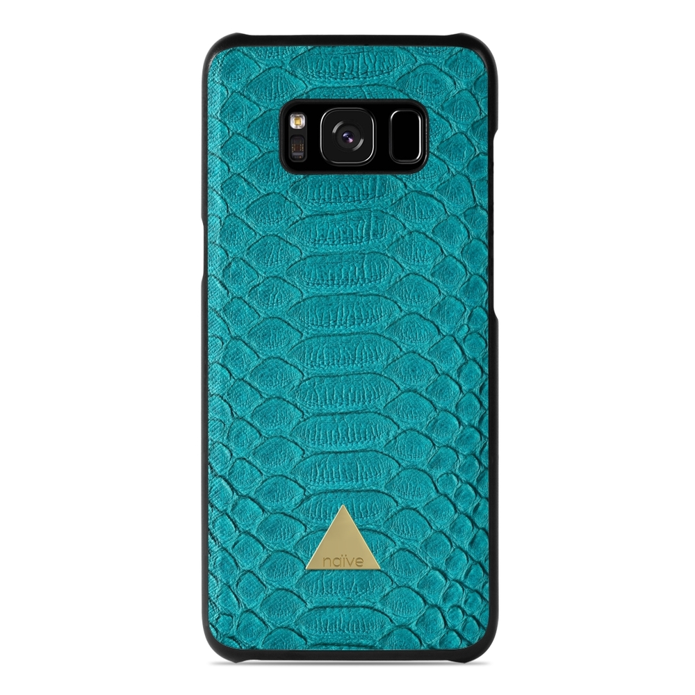 Naive Samsung Galaxy S8 Case - Turquoise Snake