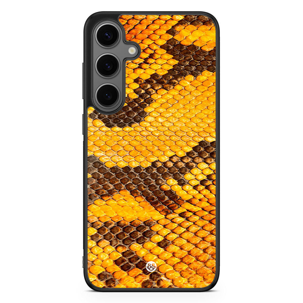 Samsung Galaxy S24 Plus Case - Yellow Snake
