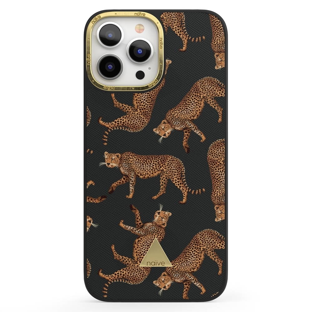 Naive iPhone 13 Pro Max Case - Cheetah
