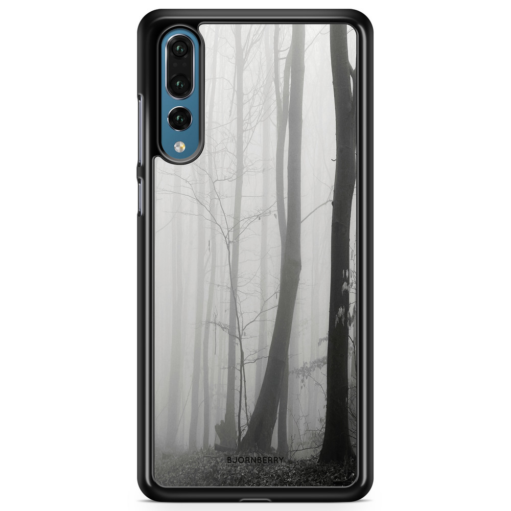 Huawei P20 Pro Case - Black/White Autumn