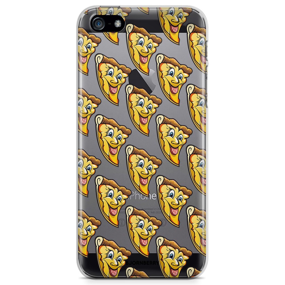 iPhone 5/5S/SE (2016) TPU Case - Pizza Pattern