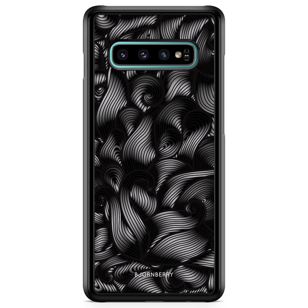Samsung Galaxy S10 Plus Case - Black Waves