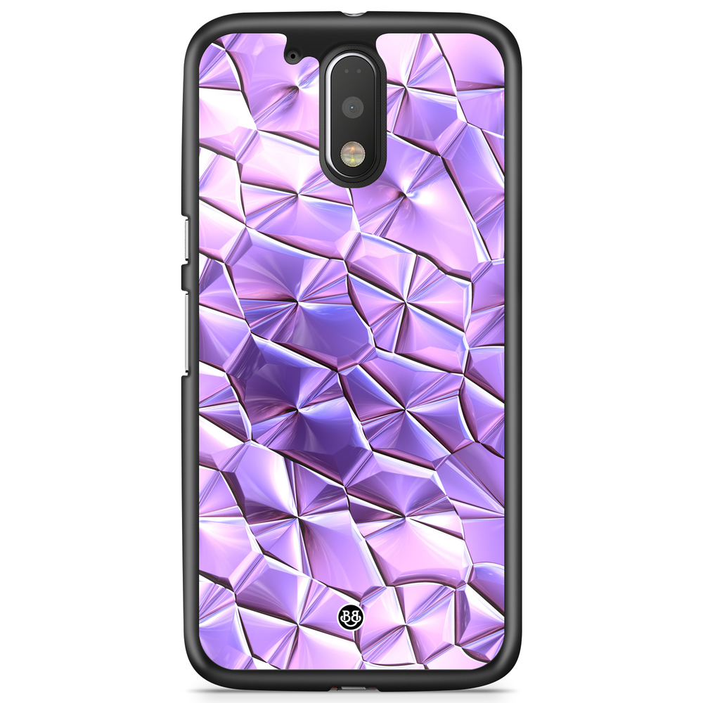 Moto G4/G4 Plus Skal - Purple Crystal
