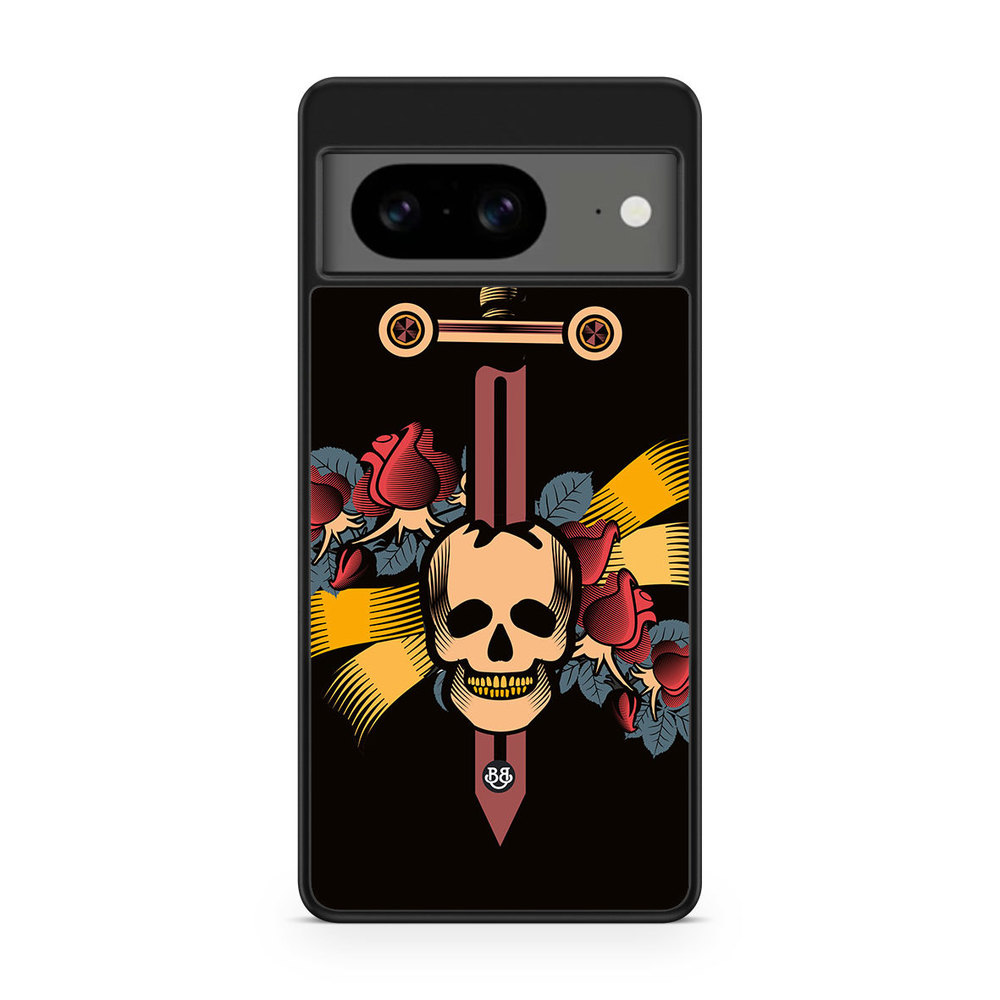 Google Pixel 8 Skal - Dödskalle