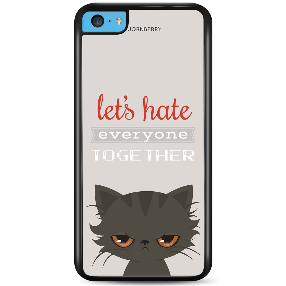 iPhone 5C Case - Angry Cat