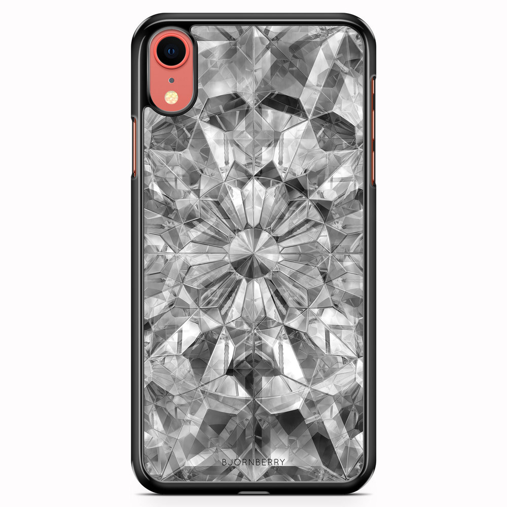 iPhone XR Case - Grey Crystals