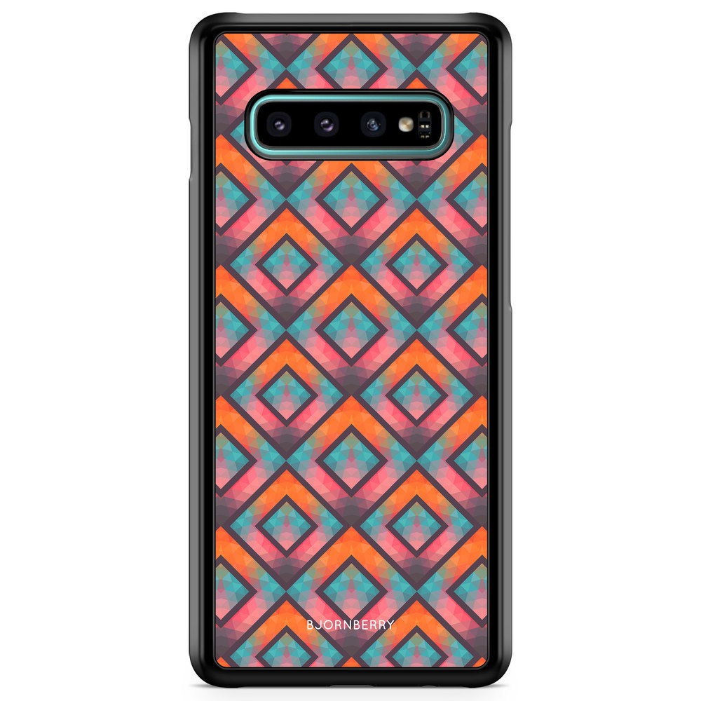 Samsung Galaxy S10 Plus Case - Retro Squares
