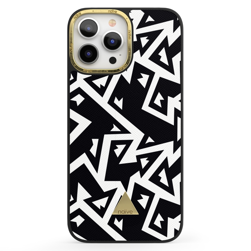 Naive iPhone 13 Pro Max Case - Monochrome
