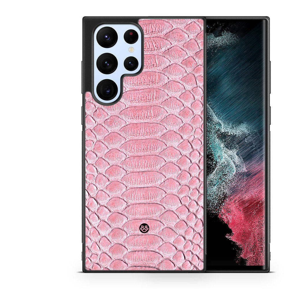 Samsung Galaxy S23 Ultra 5G Case - Salmon Snake