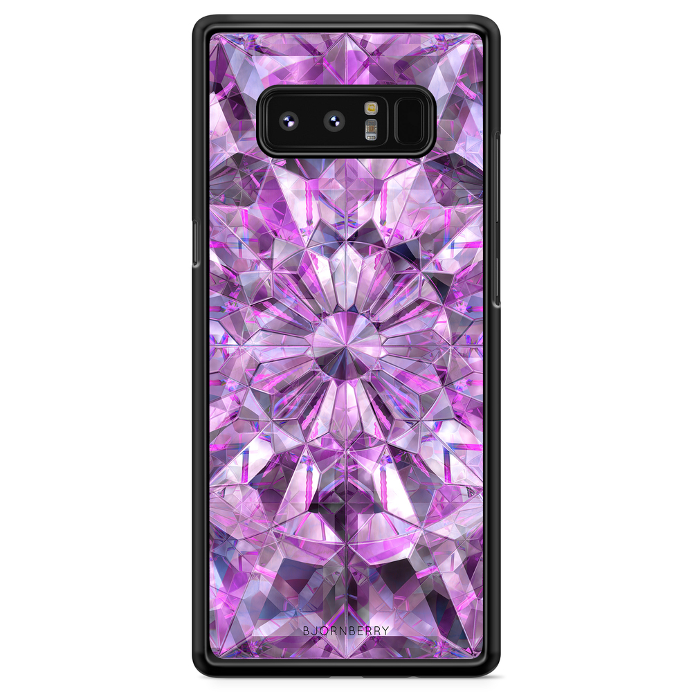 Samsung Galaxy Note 8 Case - Purple Crystals