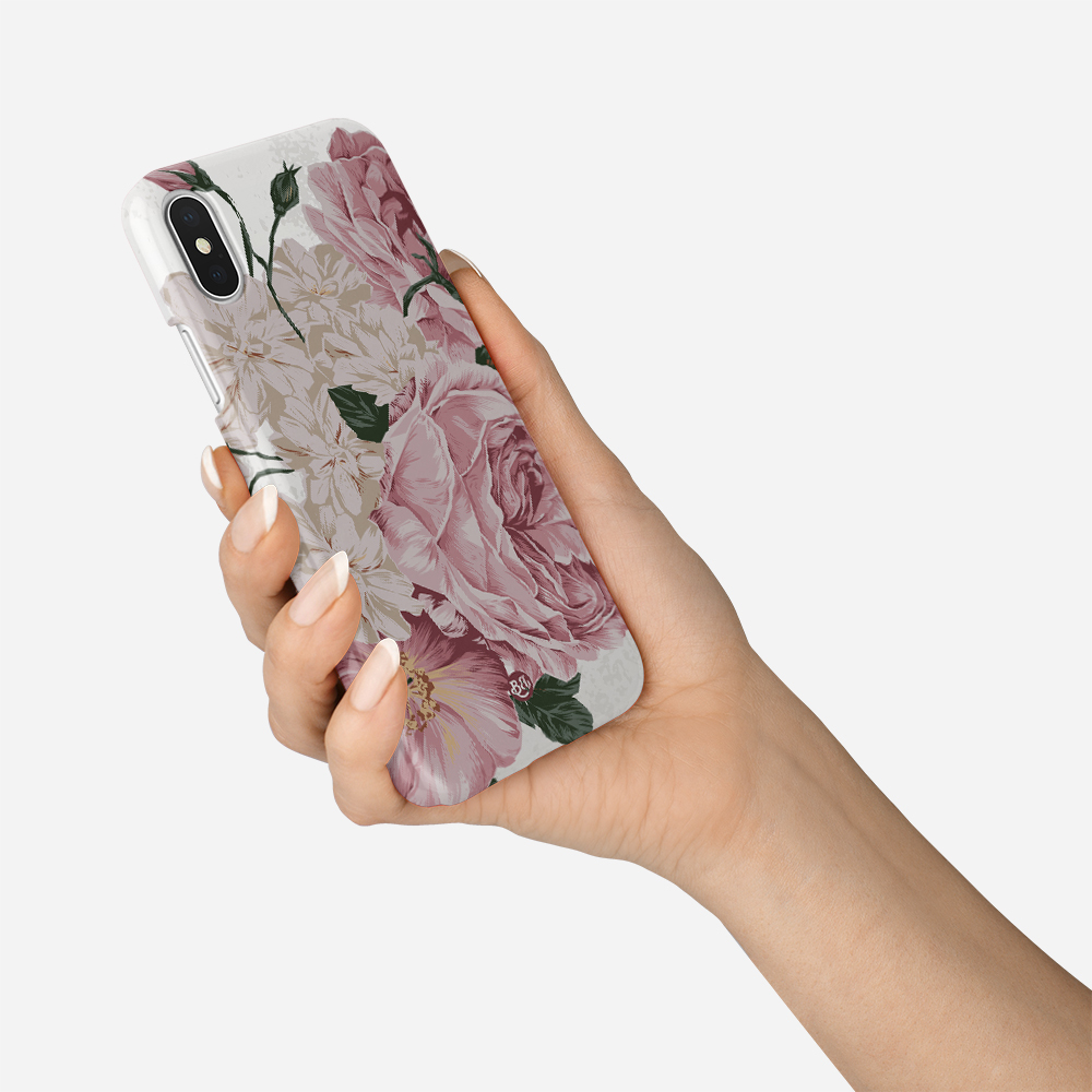 iPhone X / XS Premium Case - Pink Roses - 3