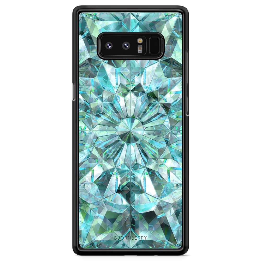 Samsung Galaxy Note 8 Case - Green Crystals