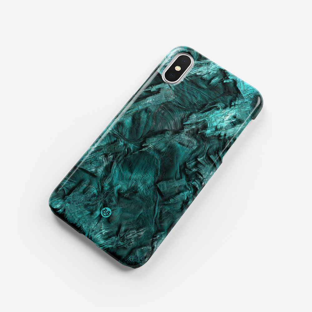 iPhone X / XS Premium Case - Green Glass - 2