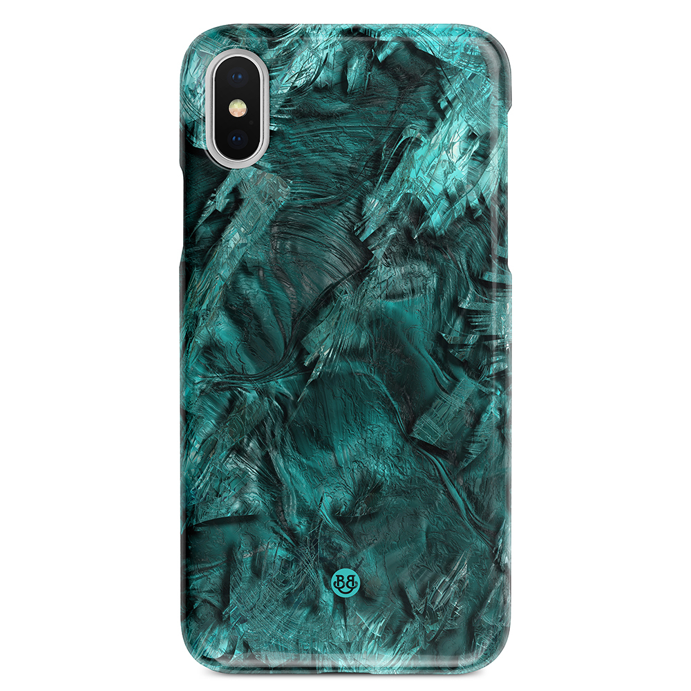 iPhone X / XS Premium Case - Green Glass