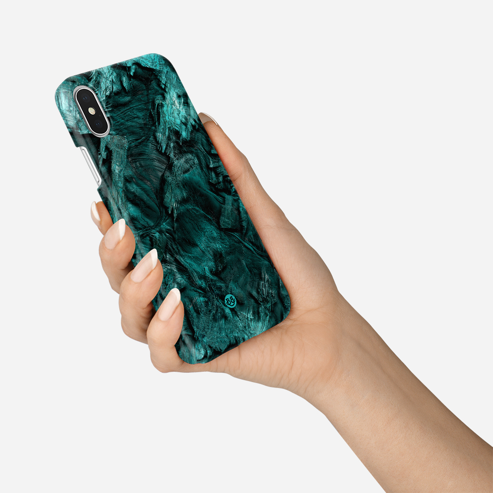 iPhone X / XS Premium Case - Green Glass - 3