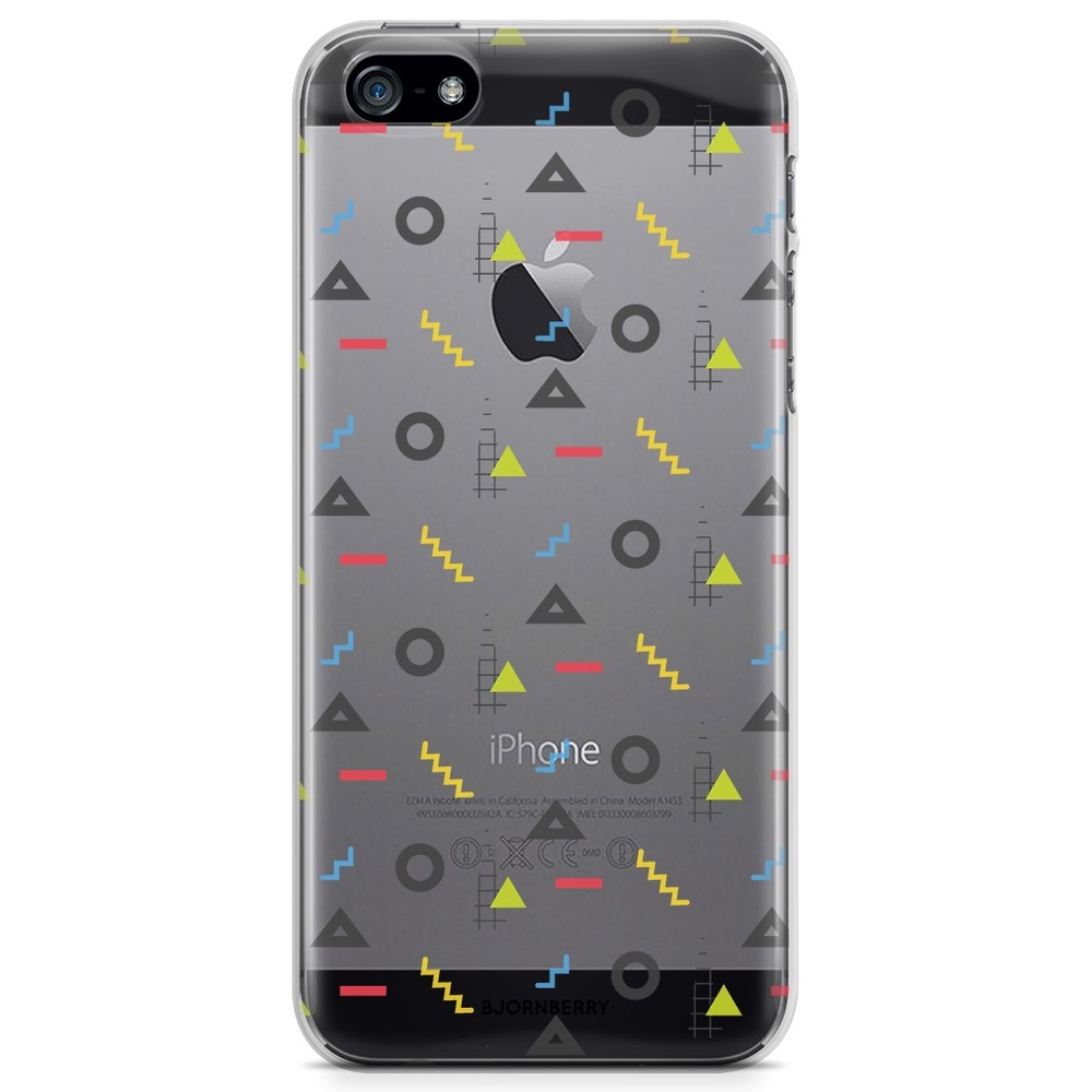 iPhone 5/5S/SE (2016) TPU Case - 80s Pattern
