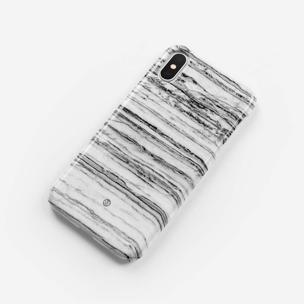 iPhone X / XS Premium Case - Grey Marble - 2