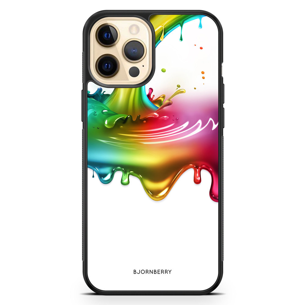 iPhone 12 Pro Max Case - Rainbow Splash