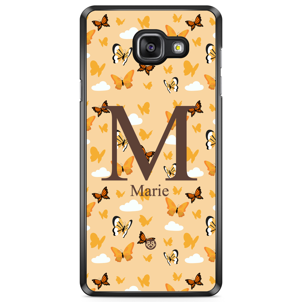 Samsung Galaxy A5 6 (2016) Case Custom - AWAKEN - Orange Butterfly
