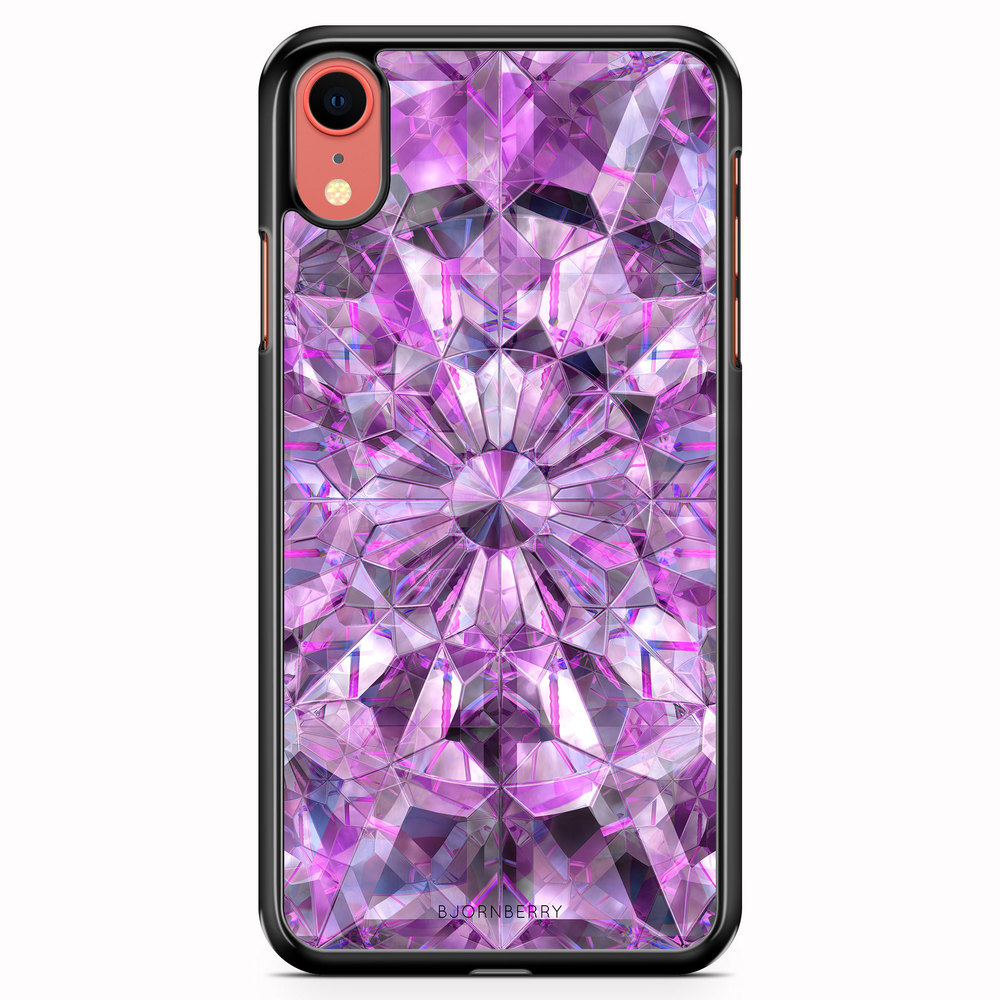 iPhone XR Case - Purple Crystals