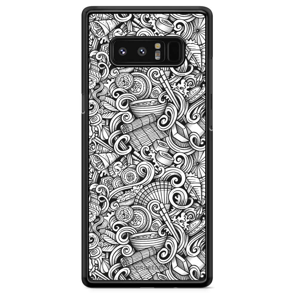 Samsung Galaxy Note 8 Case - Japanese Pattern
