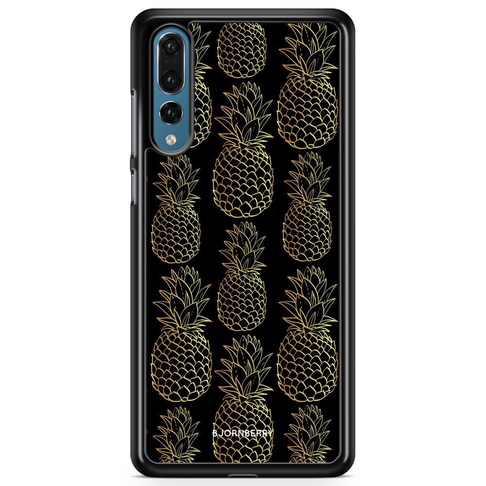 Huawei P20 Pro Case - Gold Pineapples