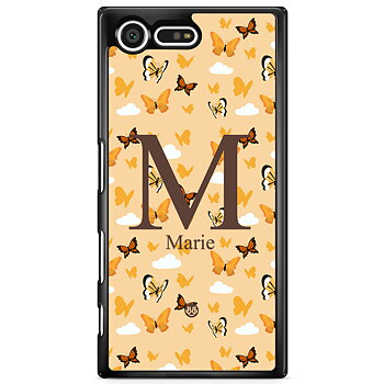 Sony Xperia X Compact Skal Custom - AWAKEN - Orange Butterfly
