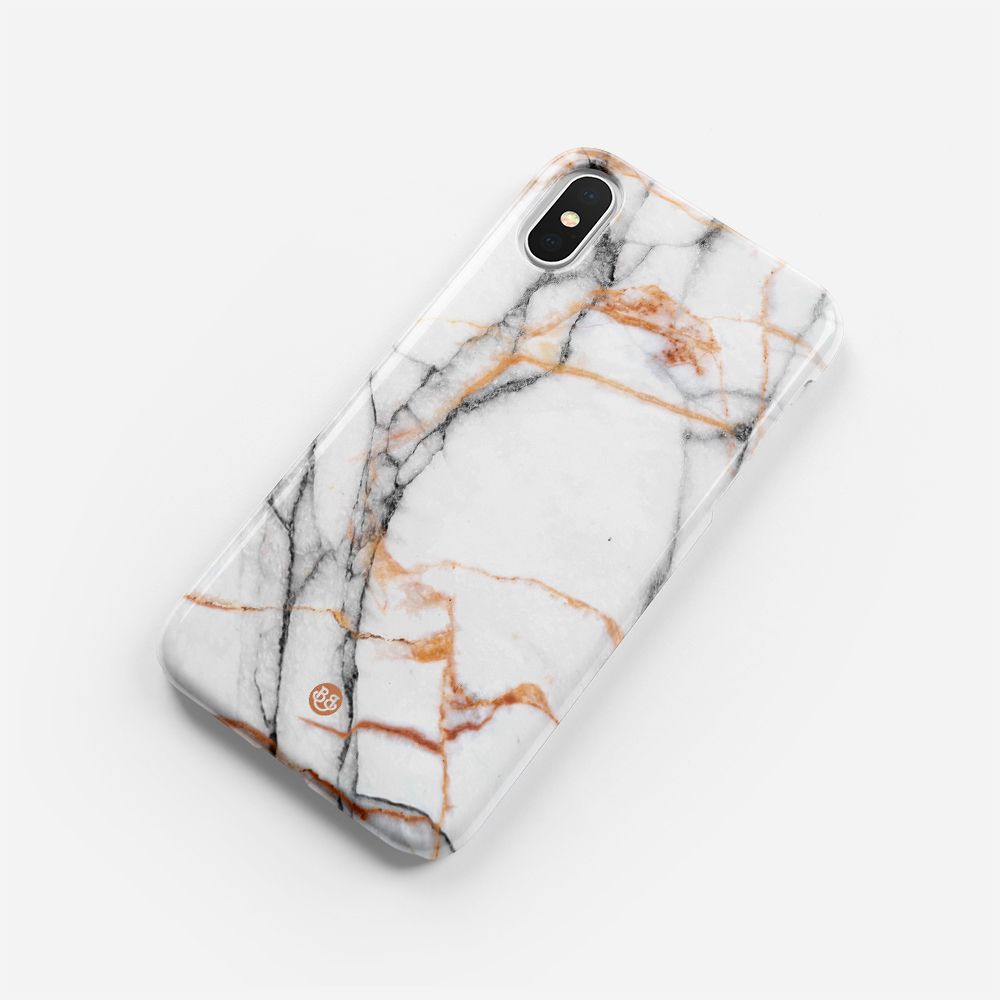 iPhone X / XS Premium Case - Copper Marble - 2