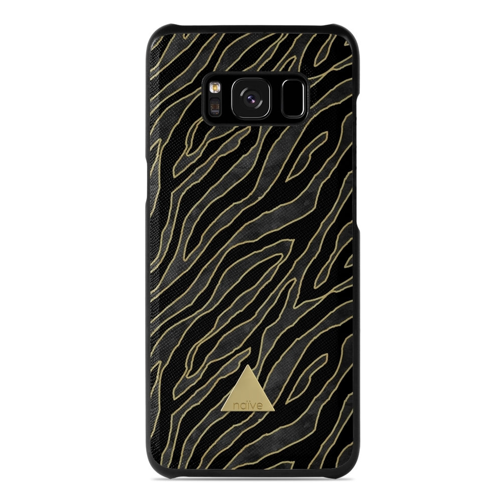 Naive Samsung Galaxy S8 Case - Golden Zebra