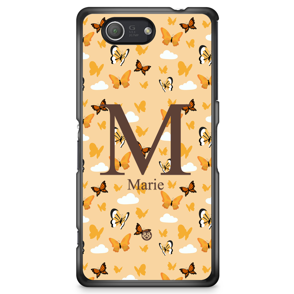 Sony Xperia Z3 Compact Case Custom - AWAKEN - Orange Butterfly