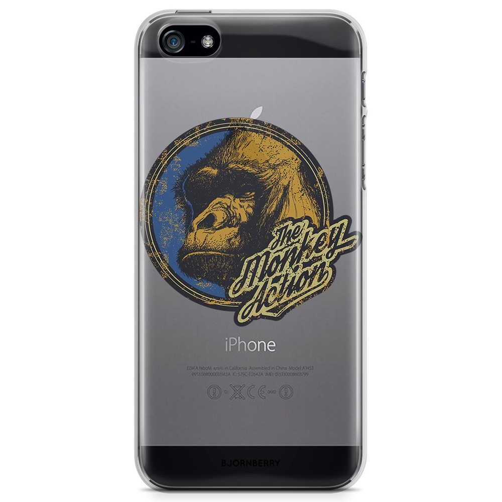 iPhone 5/5S/SE (2016) TPU Case - Monkey Action