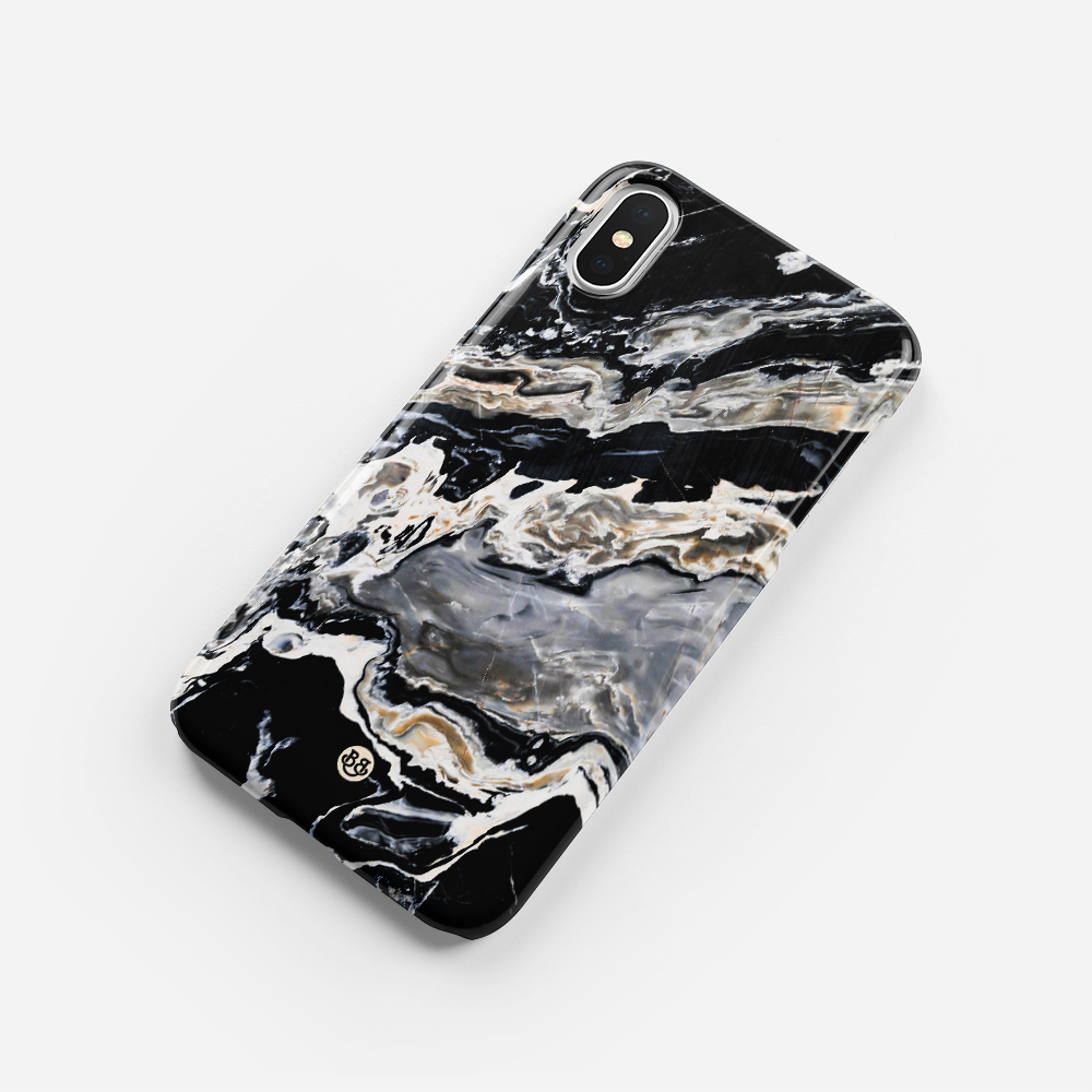 iPhone X / XS Premium Case - Marble Storm - 2