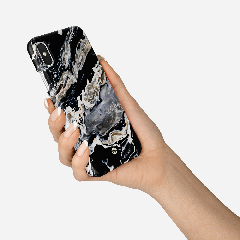 iPhone X / XS Premium Case - Marble Storm - 3