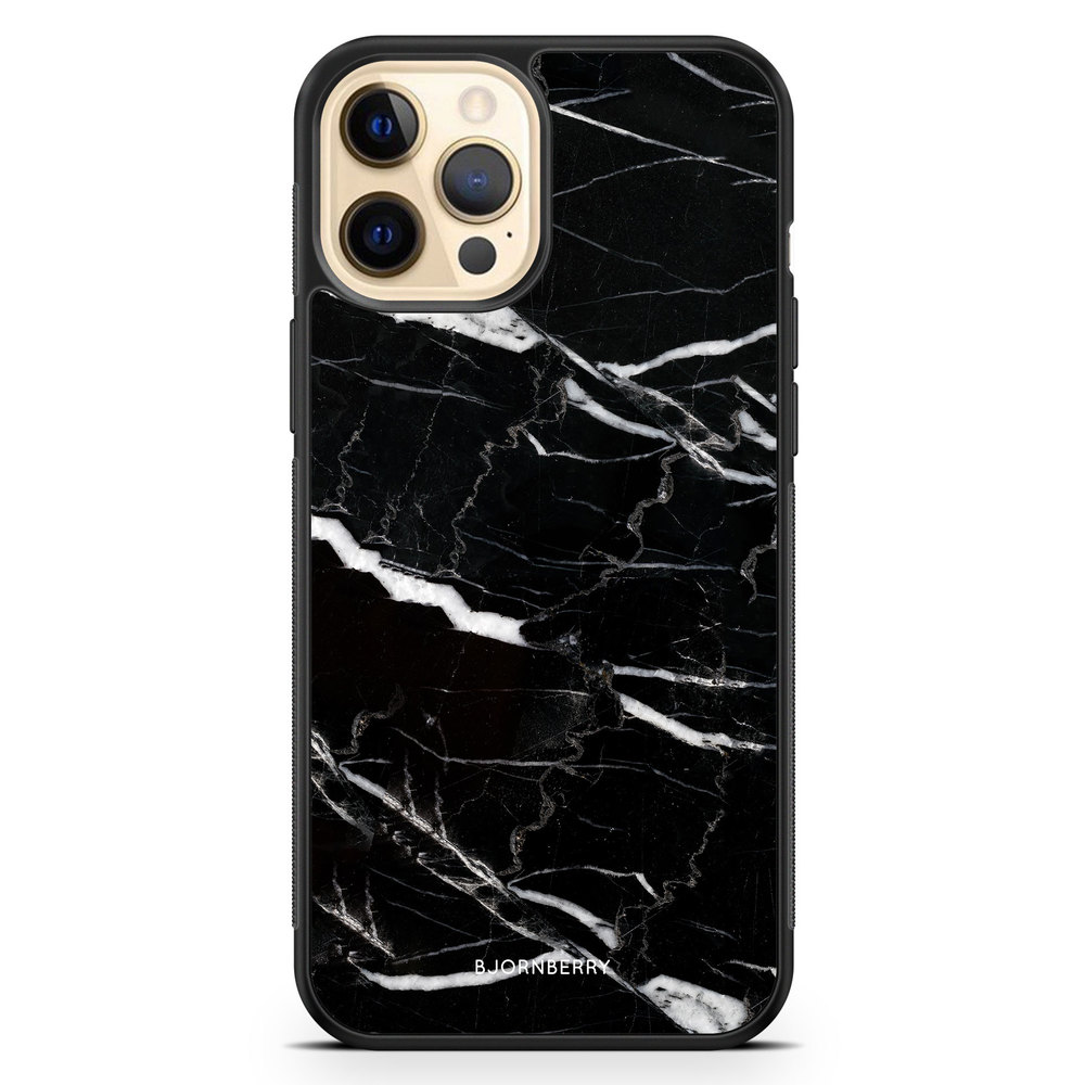 iPhone 12 Pro Max Case - Black Marble