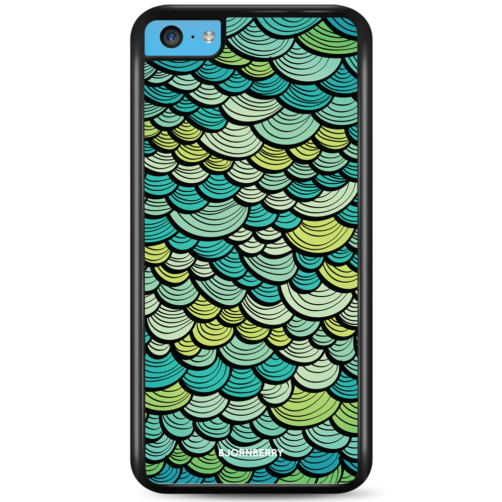 iPhone 5C Case - Green Mermaid Scales