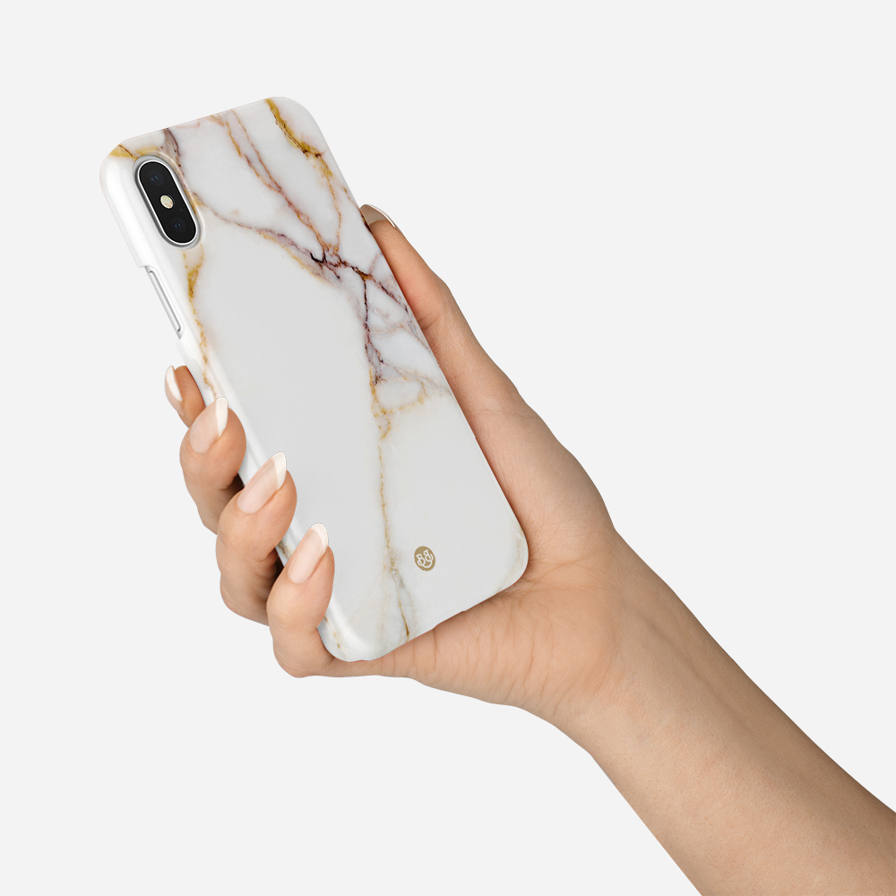 iPhone X / XS Premium Case - Marble Fudge - 3