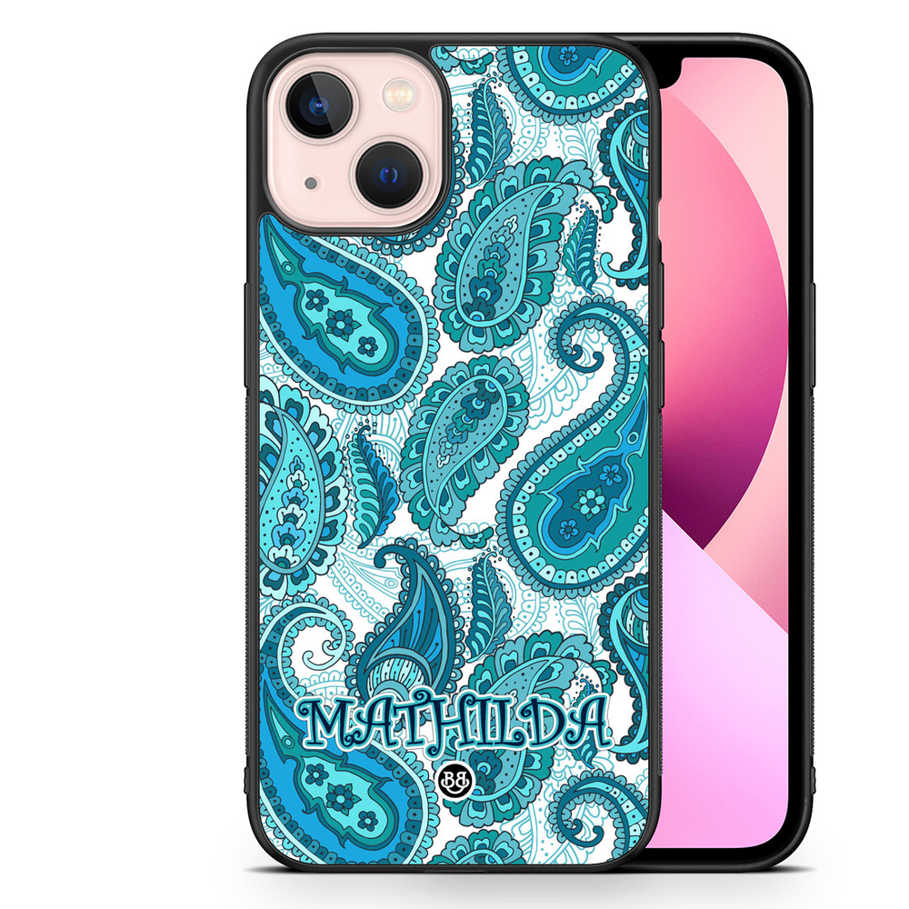 iPhone 13 Custom Case - Paisley Name