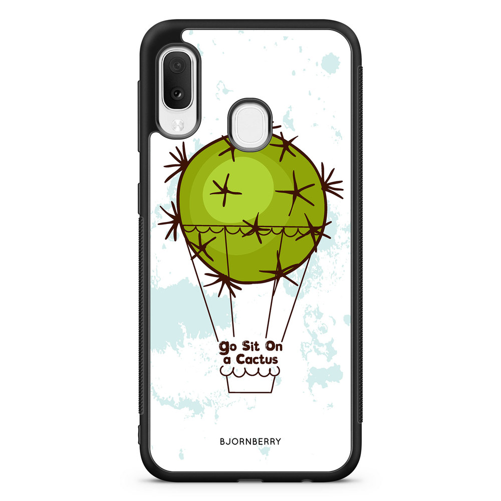 Samsung Galaxy A20e Case - Go sit on a cactus