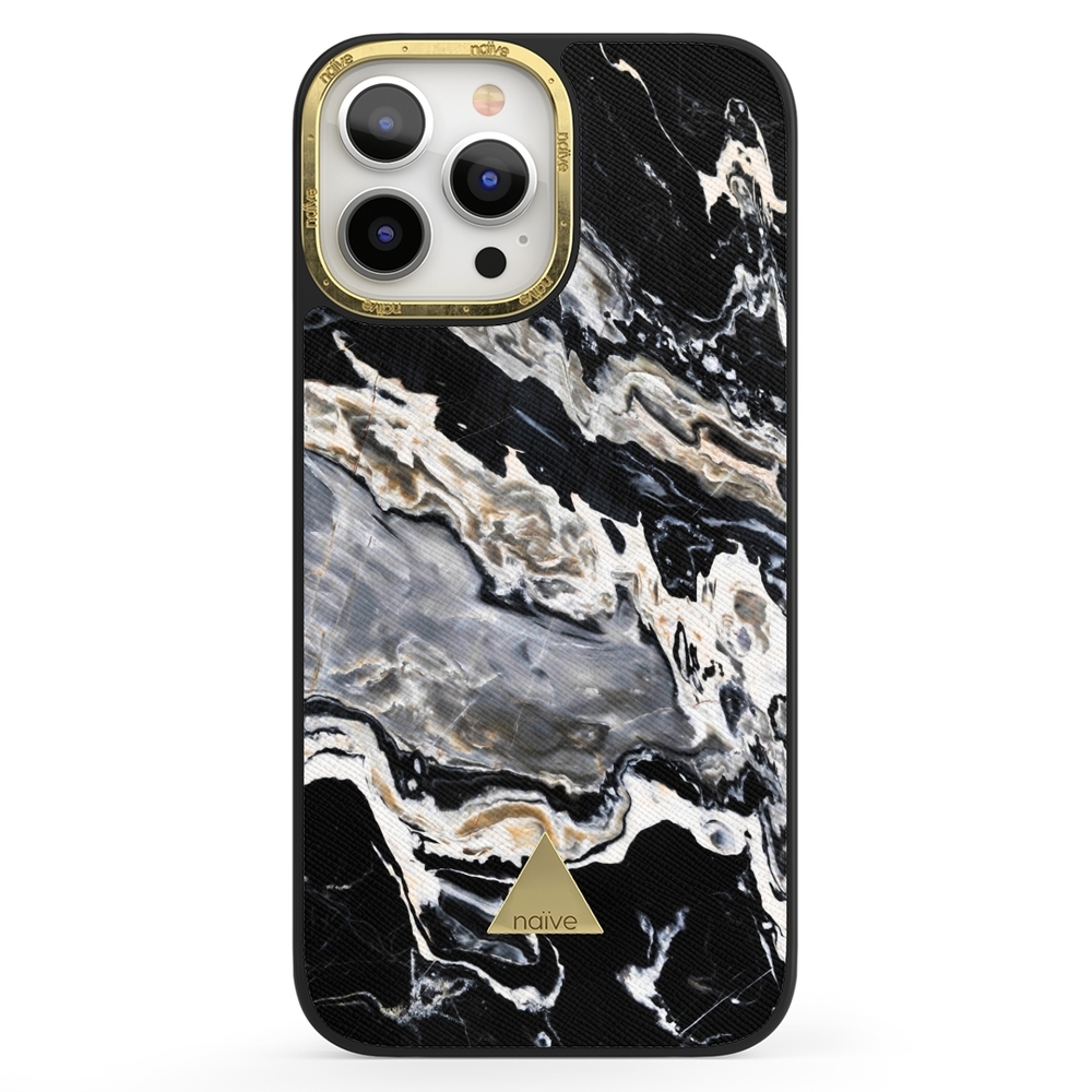 Naive iPhone 13 Pro Max Case - Marble Storm
