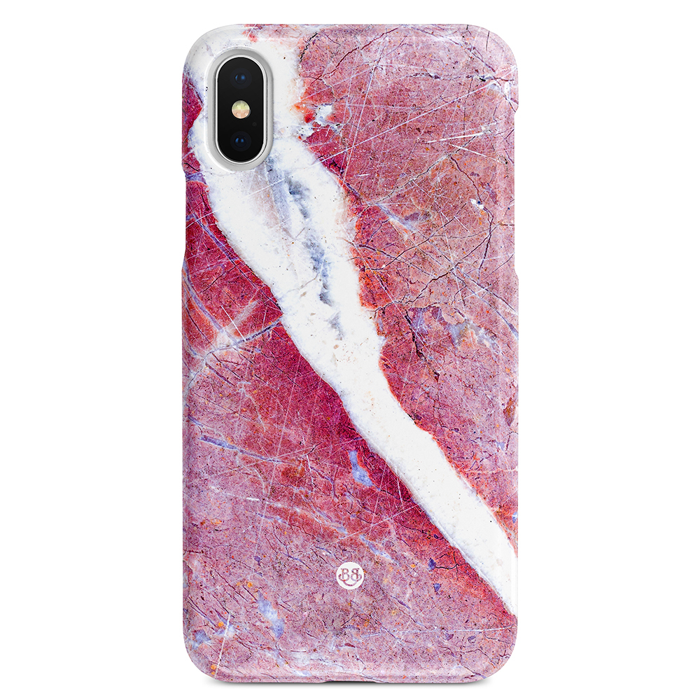 iPhone X / XS Premium Case - Rosa Marmor
